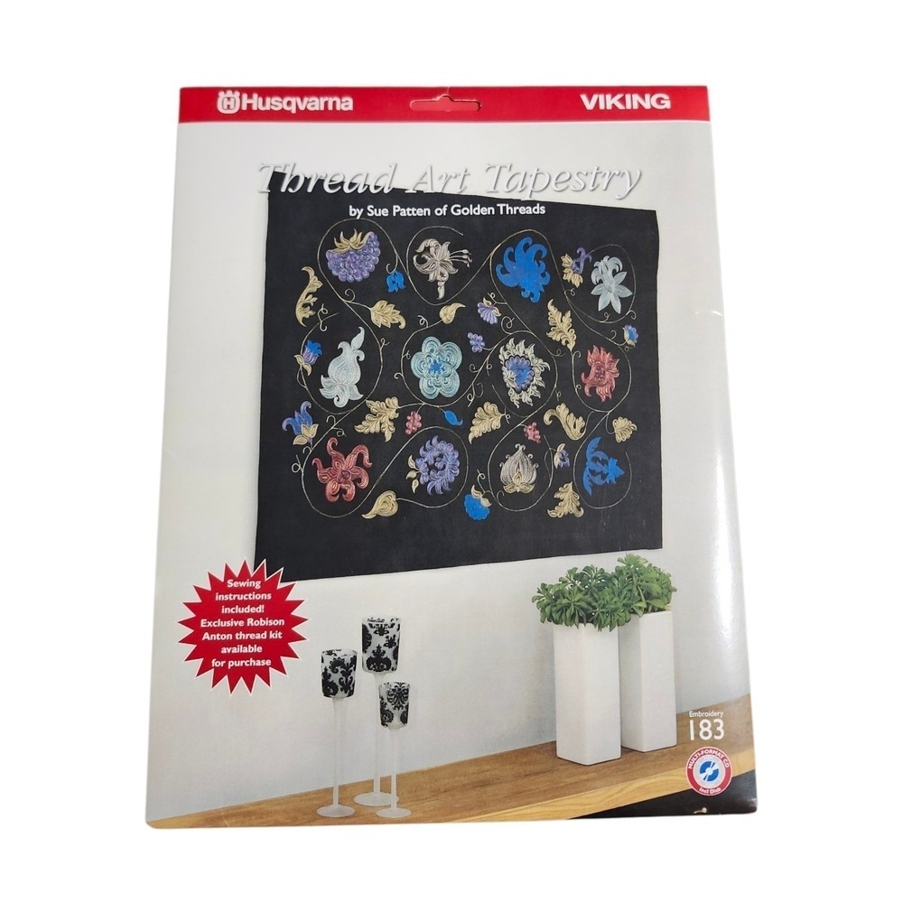 Husqvarna Viking Thread Art Tapestry Embroidery Designs Sue Patten 413000301